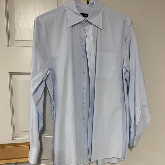 Proper Cloth Light Blue Dress Shirt Size 16.5-34.5 - Picture 2 of 6